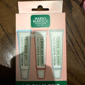 Mario Badescu Lip Balm Trio - Clear, Rose, Mint
